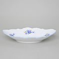 Bread basket 34 cm, Thun 1794 Carlsbad porcelain, BERNADOTTE Forget-me-not-flower