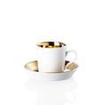 Cup espresso 100 ml plus saucer 11 cm, TRIC sunshine gold, porcelain Arzberg
