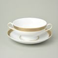 210: Cup 300 ml and saucer 17 cm for soup, President, Atelier Lesov Thun