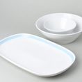 Dish flat oval 36 cm + bowl 16 cm + bowl 24 cm, Thun 1794, karlovarský porcelán, TOM 330164