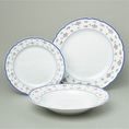 Plate set for 6 persons, Thun 1794 Carlsbad porcelain, ROSE 80283