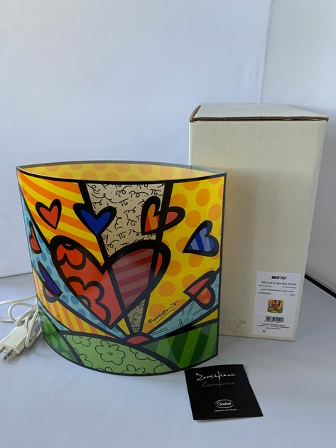 Glass lamp A New Day 25 cm, Britto, Goebel Artis Orbis