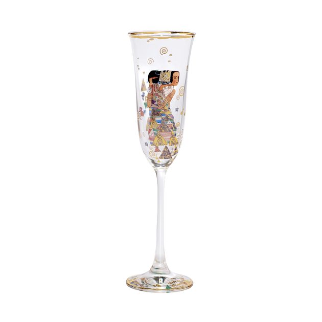 Champagne Glass 24 cm / 0,1 l, Expectation, G. Klimt, Goebel - Goebel -  Gustav Klimt - Goebel Artis Orbis, by Manufacturers or popular decors -  Dumporcelanu.cz - český a evropský porcelán, sklo, příbory
