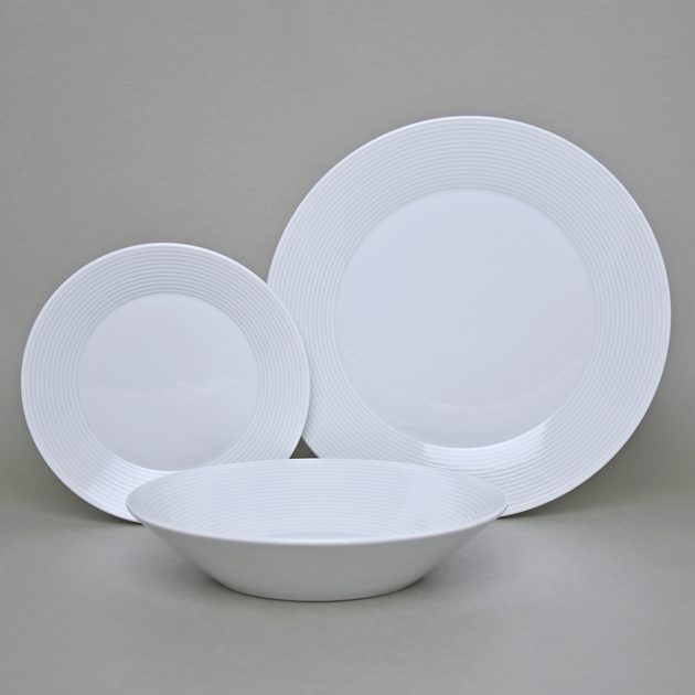 Thun - Assiette Plate Blanche 21 cm - Les Secrets du Chef