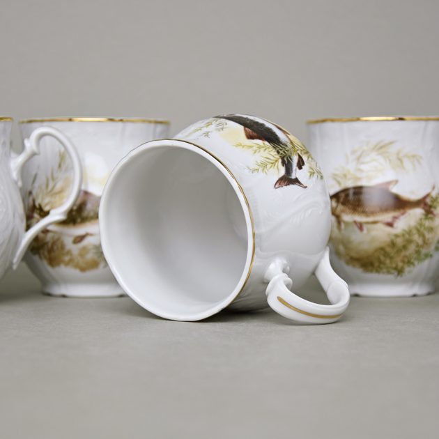 Mug Jonas 310 ml, 6 pcs, Thun 1794 Carlsbad porcelain, BERNADOTTE Fishing -  Thun 1794 - BERNADOTTE hunting and fishing patterns - Thun Carlsbad  porcelain, by Manufacturers or popular decors - Dumporcelanu.cz - český a  evropský porcelán, sklo, příbory