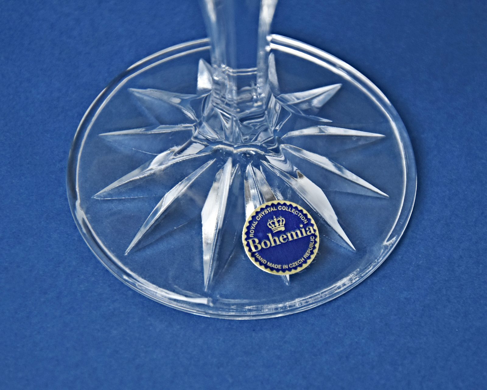 Wine Glass 220 ml, Cut Classic 500PK, Crystal Bohemia - DAKA