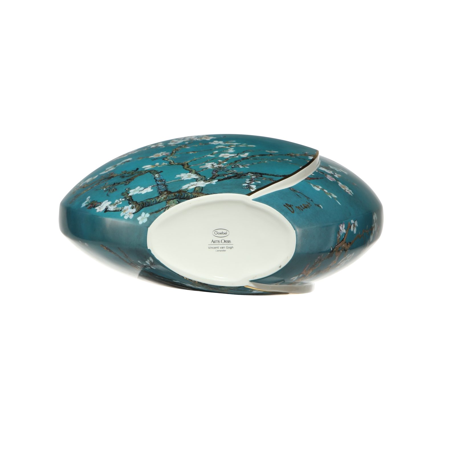 Vase Goebel Vincent Van Gogh - Amandier Bleu - Porcelaine Artis Orbis - 29 Cm