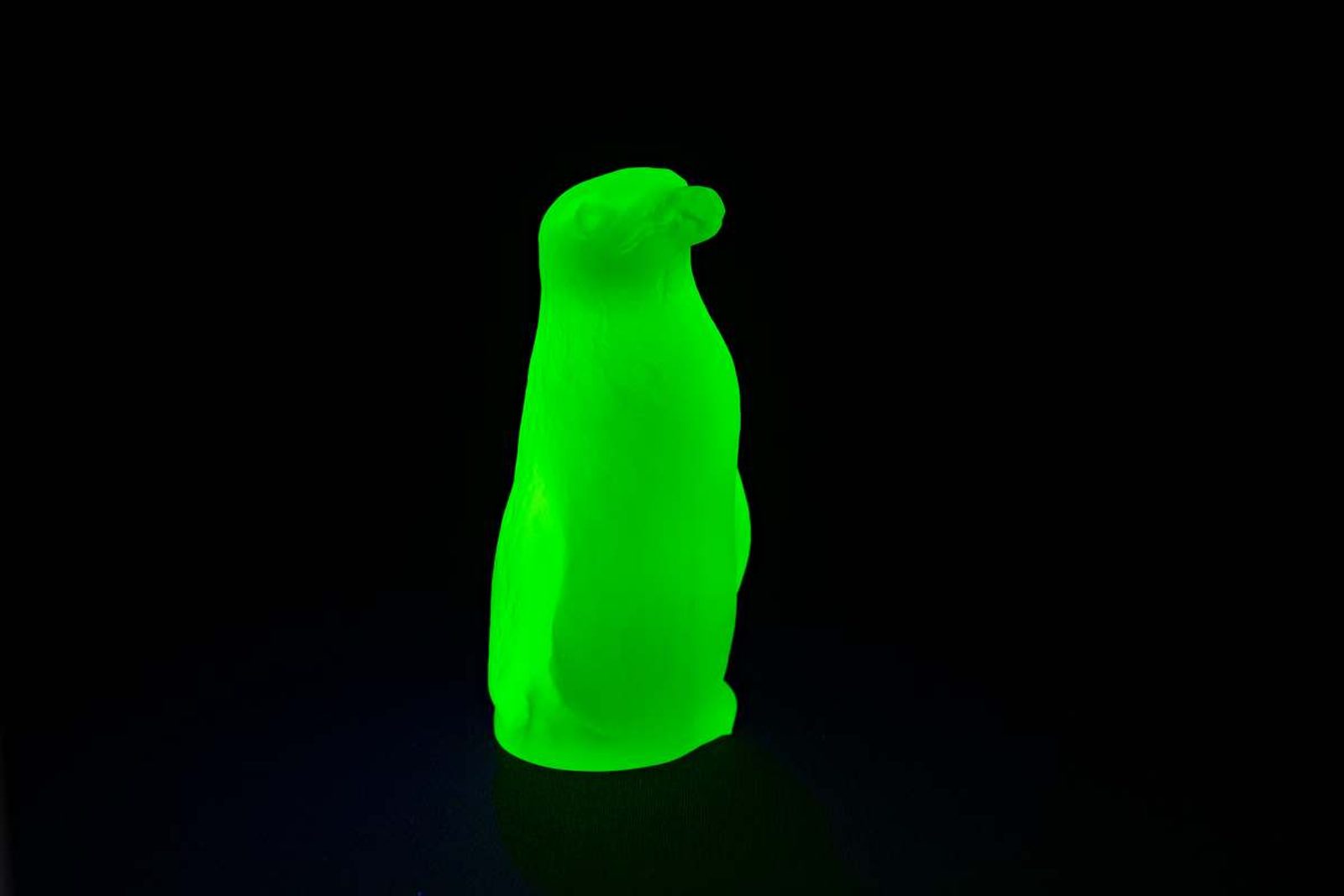 Penguin (uranium glass), Glassworks Janov - Sklárna Janov - VITRUM - Janov  Glassworks - VITRUM - Crystal and glass, by Manufacturers or popular decors  - Dumporcelanu.cz - český a evropský porcelán, sklo, příbory