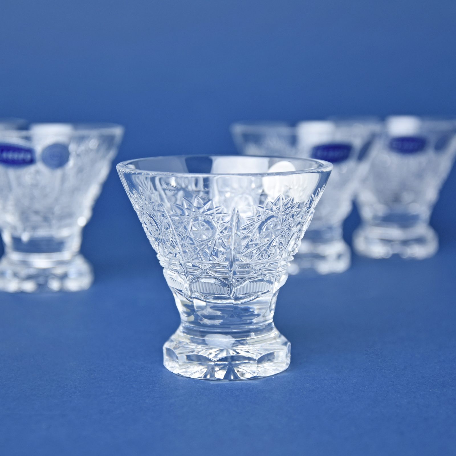 Sake Tumbler set 6 pcs., 45 ml, decor 500PK, Bohemia Crystal