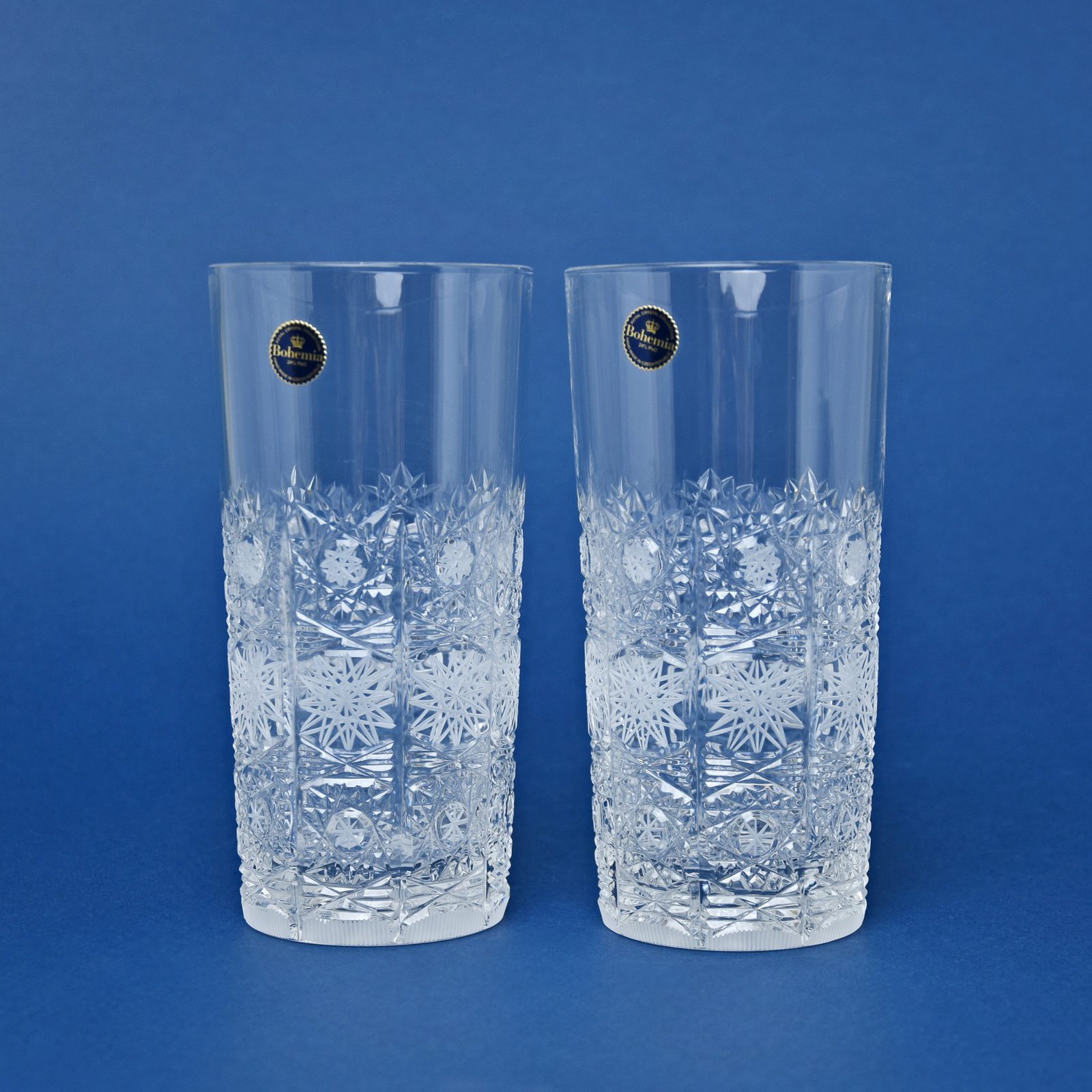 Glass Laura for water / long drink, 350 ml, Cut 500PK in decor