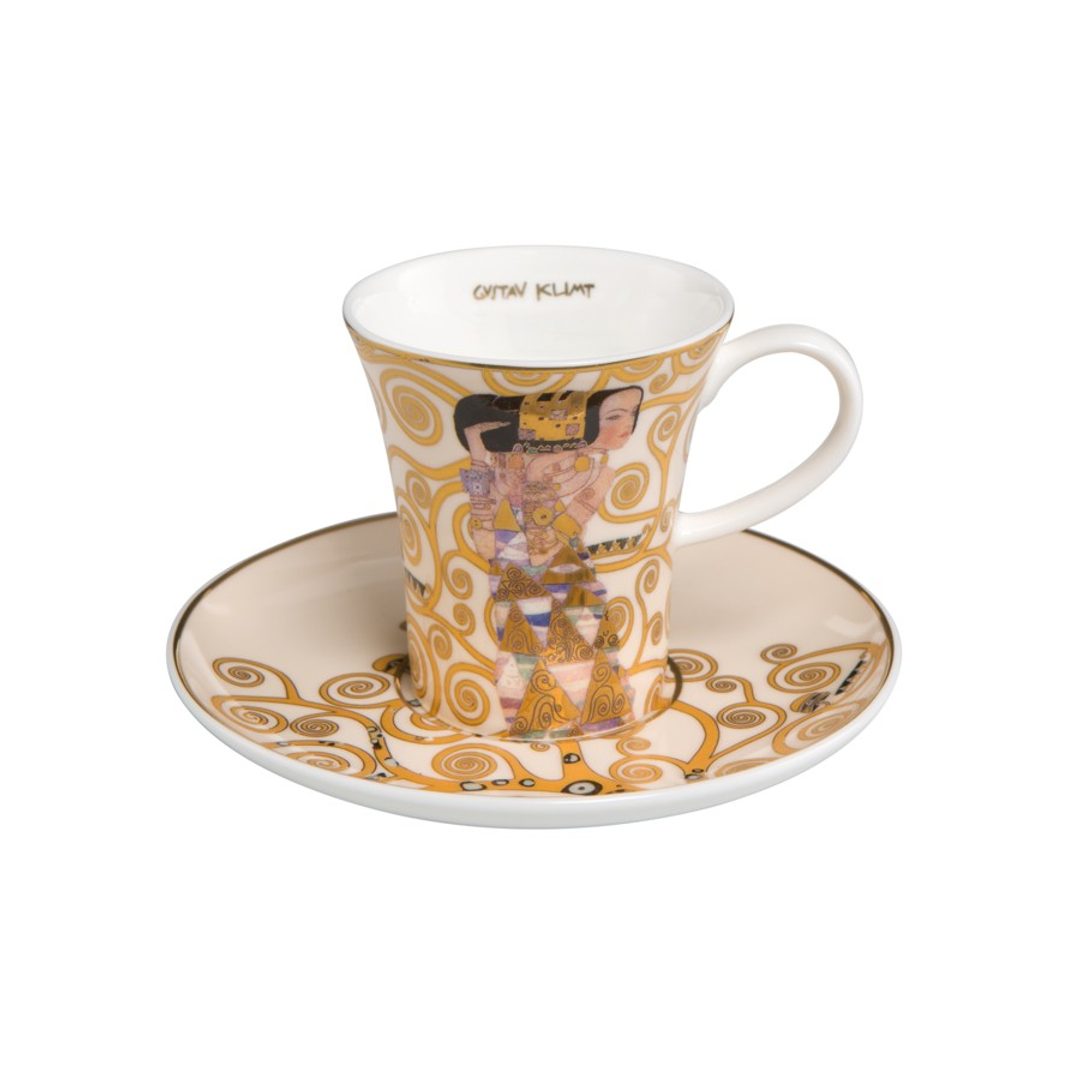 Porcelain, glass and other gifts with Gustav Klimt's famous paints