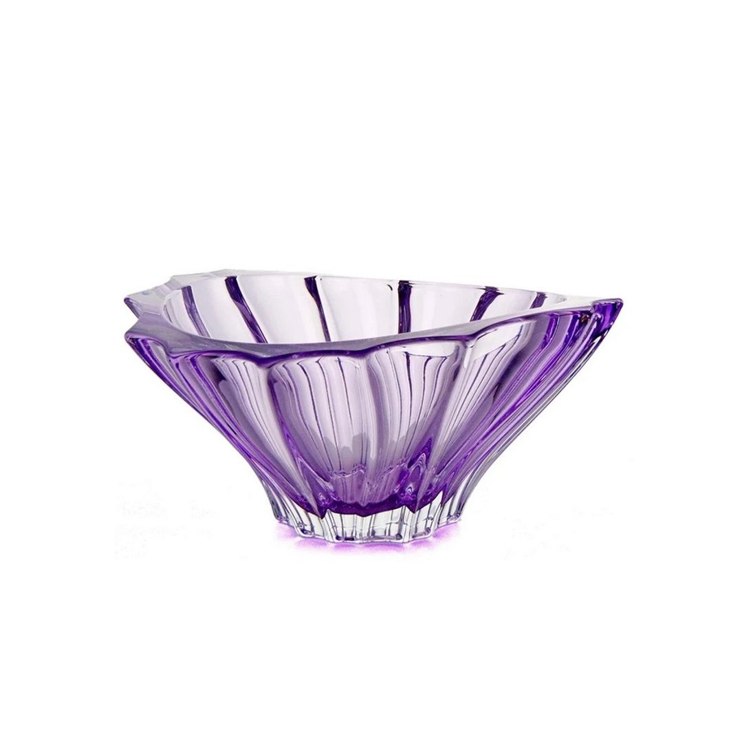 Pure undecorated / hand-cut and hand-decorated crystal bowls of