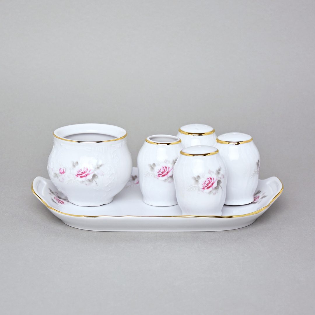 Pink line: Coffee pot 1,2 l, Carlsbad Porcelain, BERNADOTTE roses - Thun  1794 - BERNADOTTE roses + Gold or Pink line - Thun Carlsbad porcelain, by  Manufacturers or popular decors - Dumporcelanu.cz 