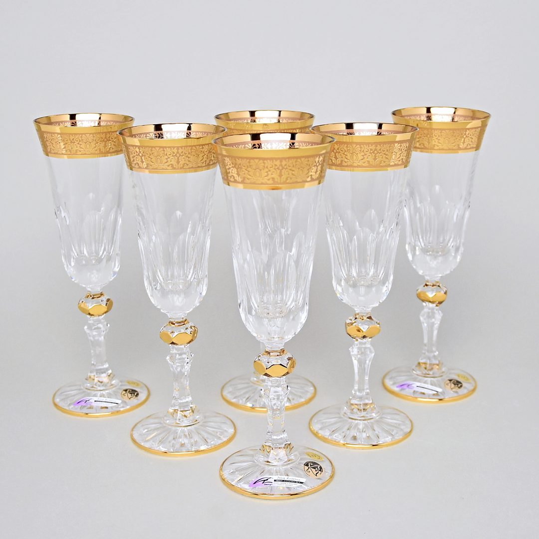 Stone Kraft Engraved Copper Plated Brass Wine Goblet Champagne Flutes  Coupes Glasses Set of 2 – Earthy Scents