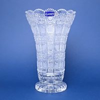 Crystal Hand Cut Vase, 500PK, 255 mm, Crystal BOHEMIA - Crystal
