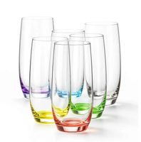 Club 350 ml Rainbow - set of six coloured glasses, Crystalex