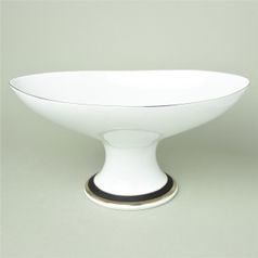 President 204: Bowl 34 cm oval footed , Atelier Lesov Thun