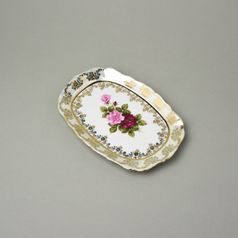 Small tray 21,5 x 14,5 cm, Cecily, QUEENs Crown porcelain
