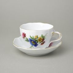 Cup and saucer B + B 0,21 l / 14 cm for coffee, Harmonie, Cesky porcelan a.s.