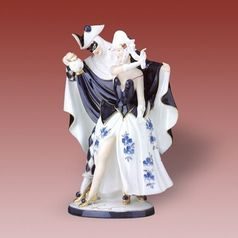Carnival 33 x 21 x 50 cm, Isis, Porcelain Figures Duchcov