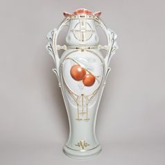 Vase With Peaches, 49 cm, Luxor, Porcelain Vases Duchcov