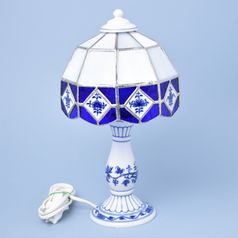 Lampička stolní 31 cm, cibulák, originální z Dubí