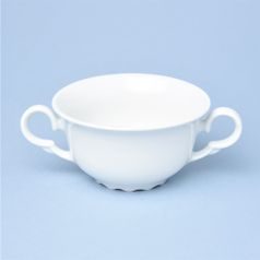 Cup for soup 300 ml - 2 handles, Ophelie white, Thun 1794