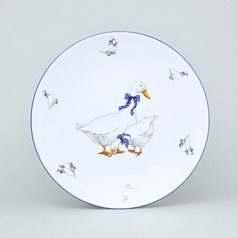 Coups Goose, Plate dining 24 cm, Thun 1794 Carlsbad porcelain