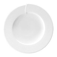 Plate dessert 22,5 cm, Achat UNI white, Tettau Porcelain