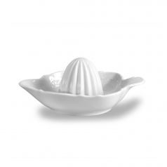 Orange/lemon squeezer, Thun 1794 Carlsbad porcelain, BERNADOTTE white