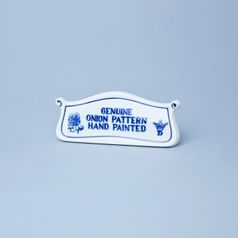 Plaque 14 cm, Original Blue Onion Pattern