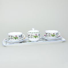 Friendly Tea set for 2 pers., COLOURED ONION PATTERN