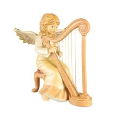 Angel Gentle Melody 34,5 / 27 / 36 cm, stoneware, Goebel