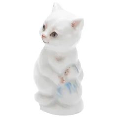 Koťátko 5,5 cm, kolekce mláďátka, Míšeňský porcelán