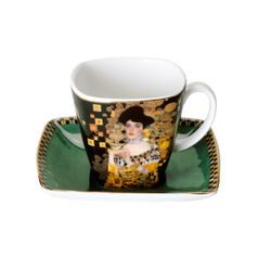 Cup and saucer 6,5 cm / 0,1 l, Bone China, Adele Bloch-Bauer, G. Klimt, Goebel