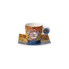 Cup 100 ml na epsresso + saucer 10,5 cm The Romance of the Sea, fine bone china, J. Rizzi, Goebel