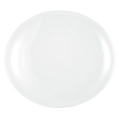 Plate oval flat 34 cm, Modern Life UNI white, Seltmann Porcelain