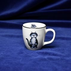 Mug Harry mini 80 ml, cat, Český porcelán a.s.