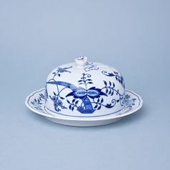 Cheese jar round - complet, Original Blue Onion Pattern