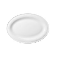 Platter oval 25 x 18 cm, Beat white, Seltmann Porcelain