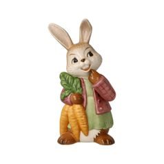 Figurka zaječice s mrkvemi 5 / 5 / 11,5 cm, kamenina, Goebel