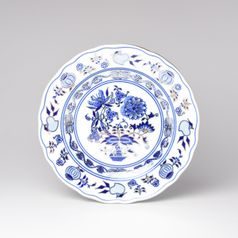 Talíř dezertní 19 cm, cibulák s platinou, Český porcelán a.s.