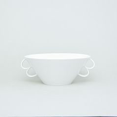 Bohemia White, Bowl deep small 20 cm (1 l), Pelcl design, Cesky porcelan a.s.