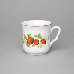 Mug Karel 0,27 l, Strawberries, Český porcelán a.s.