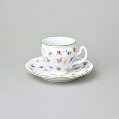 Espresso cup and saucer 75 ml / 12 cm, Thun 1794 Carlsbad porcelain, BERNADOTTE 7570a57