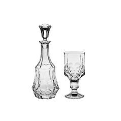 SOHO whisky set 1+6 for 6 pers., Crystal Bohemia Poděbrady