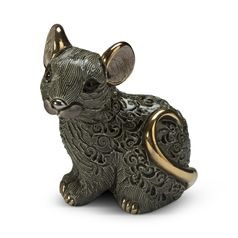 De Rosa - Baby Black Rat, 7 x 5 x 7 cm, Ceramic Figure, DeRosa Montevideo