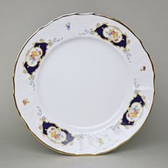 Talíř mělký 25 cm, Thun 1794, karlovarský porcelán, BERNADOTTE erbíky