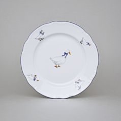 Constance husy, Talíř dezertní 17 cm, Thun 1794, karlovarský porcelán