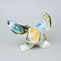 Grouse, 19 x 13 x 15 cm, Luxor, Porcelain figures Duchcov (Royal Dux Bohemia)